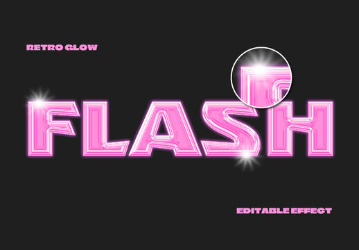 90s Retro Text Effect