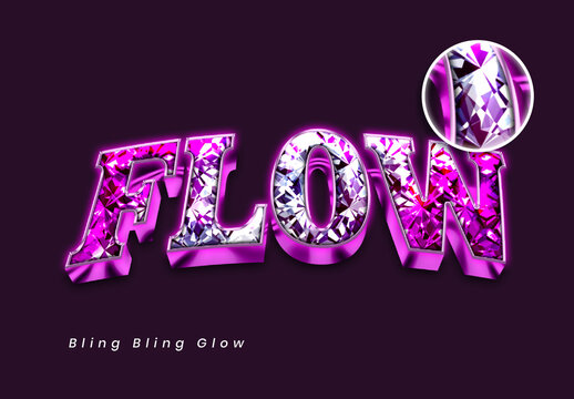 Bling Bling Text Effect