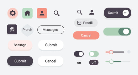 Clean mobile app login interface screens for modern user experience