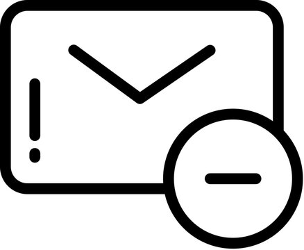 Unsubscribe - Line Icon