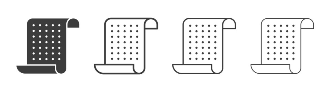 Sandpaper icon. flat stroke linear simple trend modern logotype design