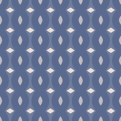 Seamless geometric circle pattern vintage ornamental wallpaper design