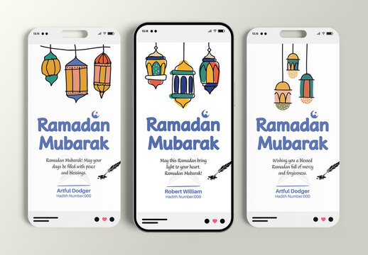 Ramadan Mubarak Greeting Social Post
