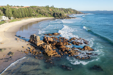Flynn's Beach - Port Macquarie Mid North Coast NSW Australia. Popular holiday destination on east coast of Australia