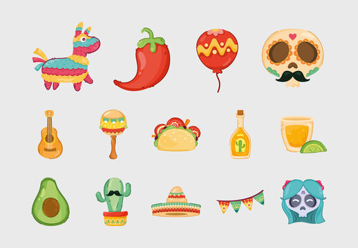 Cinco de Mayo Design Set