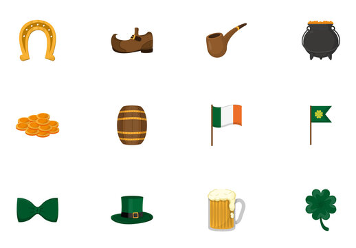 Irish Holiday Vector Set