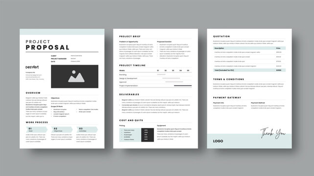 Creative Business & Project Proposal Layout