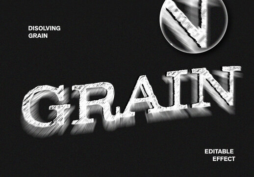 Chalk Grain Text Effect