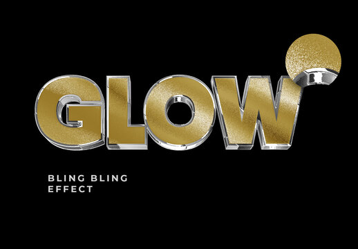 Bling Bling Text Effect