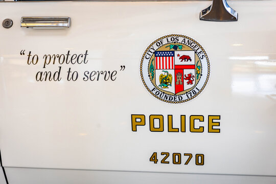 Los Angeles Police Car Decal California