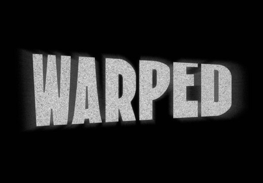 Warped Noise Text Effect