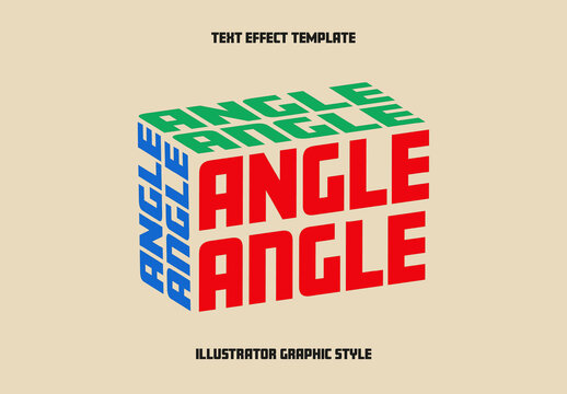 Blocky Extruded Cube Text Effect