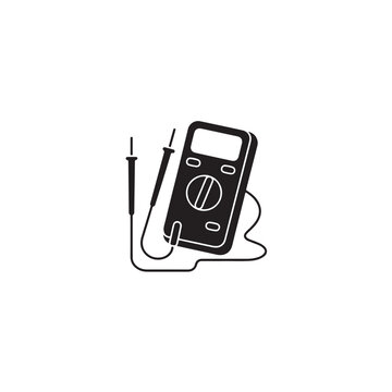 Electrical Diagnostic Tester and Ohmmeter Minimalist Graphic