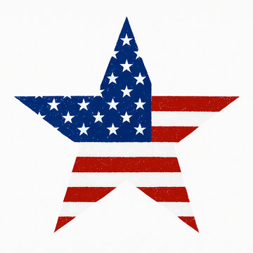 Starwoven signal &ndash; striped emblem of enduring american identity