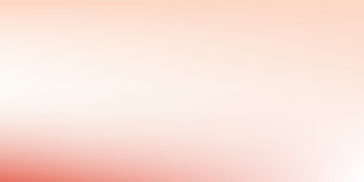 Abstract red and creamy peach pink and beige gradient background. Neutral pastel backdrop. Vector ombre pale design