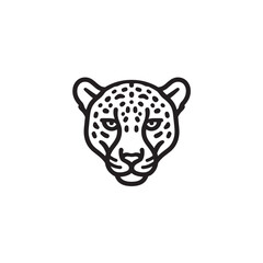 Leopards Bane icon line art garden plant 