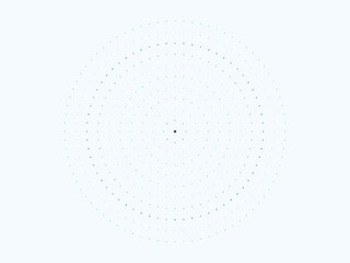 Fototapeta premium Minimalist black dot pattern on light blue background with subtle grid texture