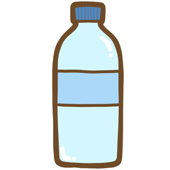 Cute Environment plastic bottle Clipart
