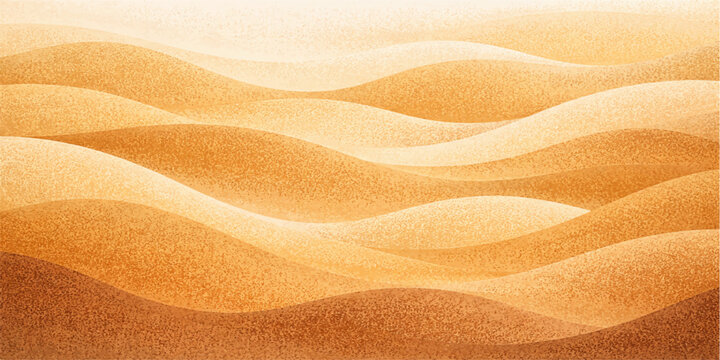Abstract desert nature background featuring a gold sand texture with silk waves and rose light patterns for a summer beach wallpaper design