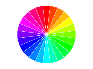 Obraz premium 24色カラーチャート