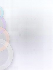 Pastel Orb Stack Left Edge Copyspace Abstract Background Template