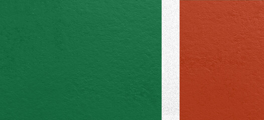 Fototapeta premium Green and red tennis court surface background with white boundary line and realistic textured finish