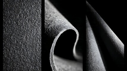 Dark gray textured paper backgrounds for design and branding projects