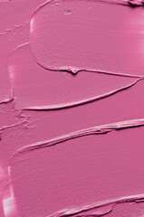 The texture of the lipstick. Close-up