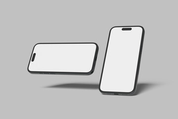 Phone Screen Blank Mockup