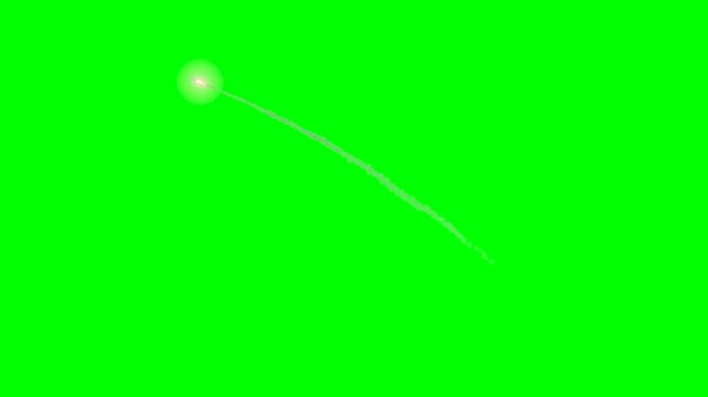 a Dynamic Missile Launch Animation with Realistic Effects on Green Screen Template