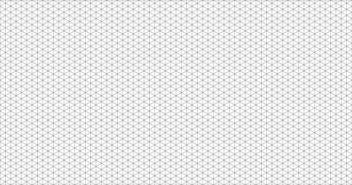 Isometric grid line pattern background