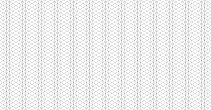 Isometric grid line pattern background