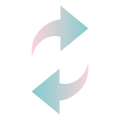 更新、循環の表現に使えるくるくるグラデーション矢印