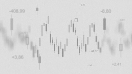 Market trends show price changes over time with various ups and downs visible on the chart © fotofabrika