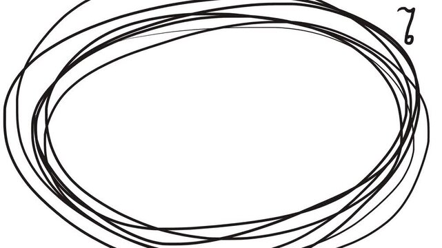 There is a musical note behind the round striped or layered frame at the top.