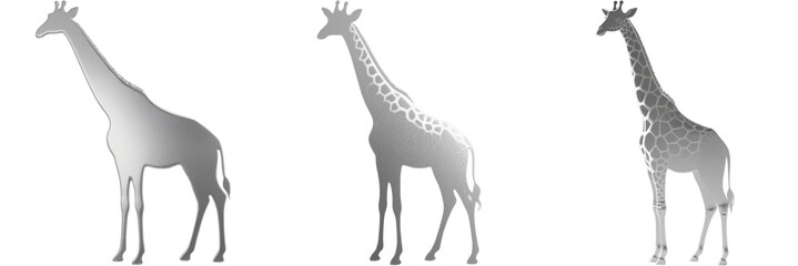 キリン　動物　生き物　イラスト