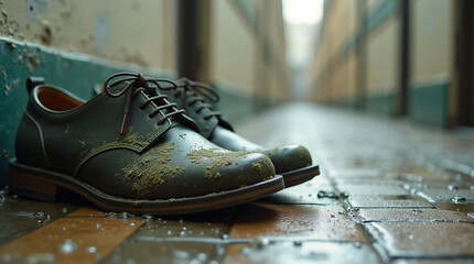 Moldy Shoes in Hallway