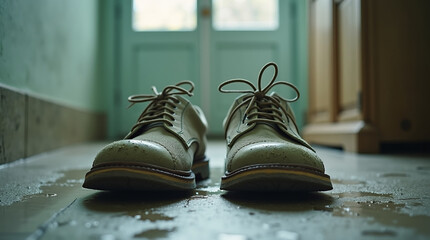 Moldy Shoes in Hallway
