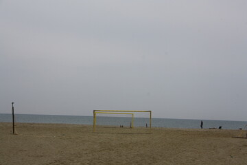 beach in the morning