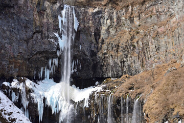 冬の華厳の滝
