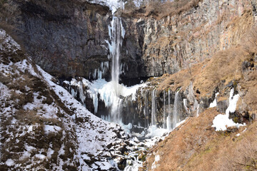 冬の華厳の滝
