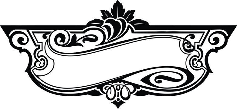 Vintage ornamental frame with elegant floral filigree and fleur de lis scrollwork vector element for invitation wedding certificate and luxury border.