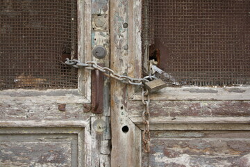 old door lock