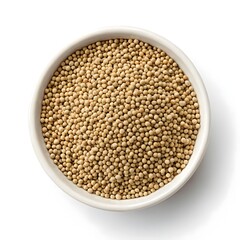 Fresh, Fragrant Mint Seeds on White Solid Background, Natural Aromatic Herb Variety, Cool Garden Produce, and Eco Friendly Home Gardening Inspiration