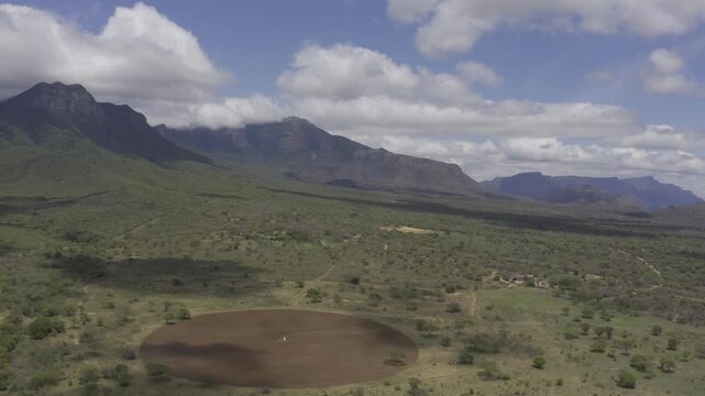 Aerial, Blyde River Canyon Nature Reserve, Panorama Route, South Africa
