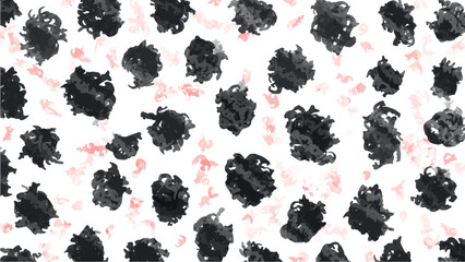 The texture is in the form of many dirty spots with sharp shapes.