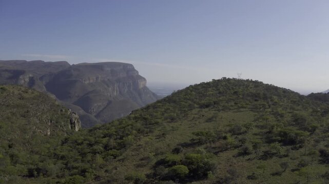 Aerial, Blyde River Canyon Nature Reserve, Panorama Route, South Africa