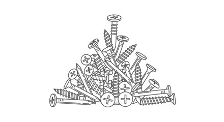 A vintage black electric guitar silhouette isolated on a white background features a metallic steel design inspired by locomotive construction and industrial tool symbols in this vector illustration © Excellent