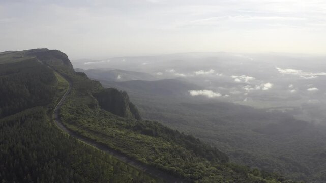 Aerial, Gods Window, Blyde River Canyon Nature Reserve, Panorama Route, South Africa
