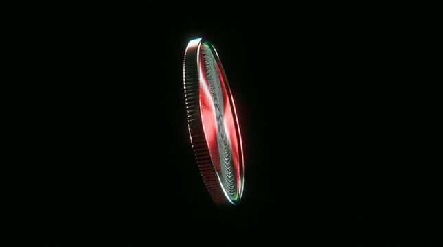 A striking emblem featuring the Italian flag on a dark background, symbolizing heritage.